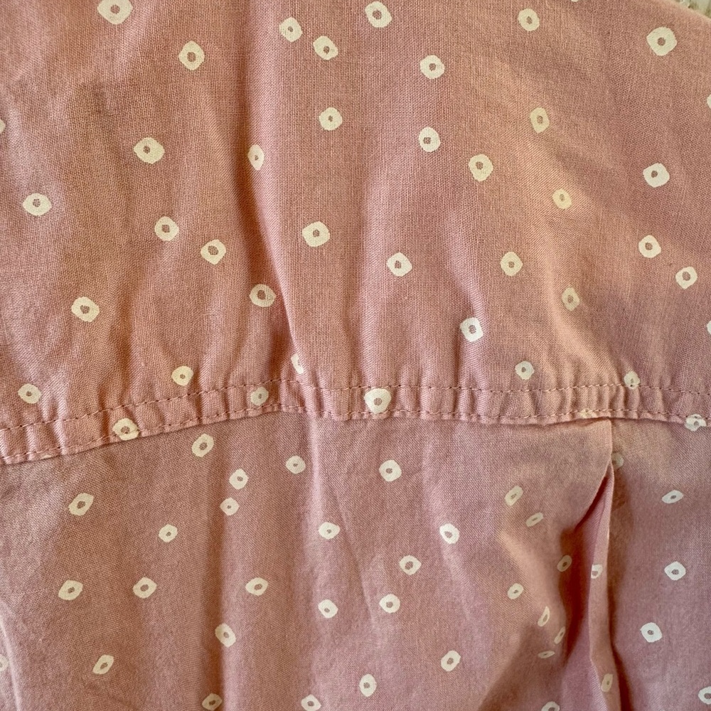 American Eagle Outfitters Pink Casual Button Down Shirt - Picture 4 of 4